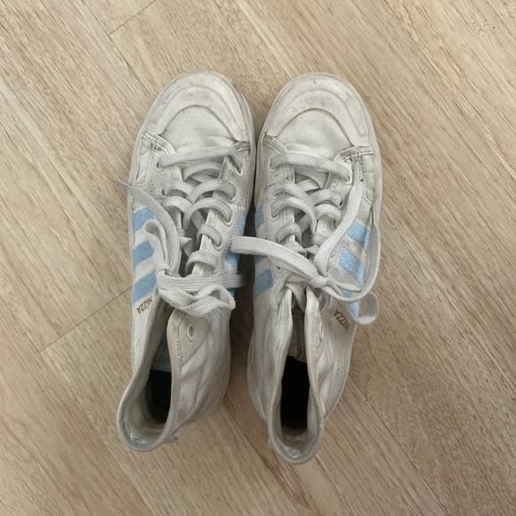 Adidas Women’s White High-Top Sneakers - Picture 3 of 6